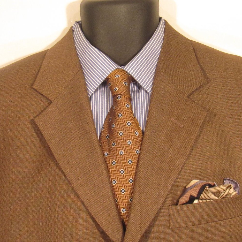 Mens Suit 3 button wool